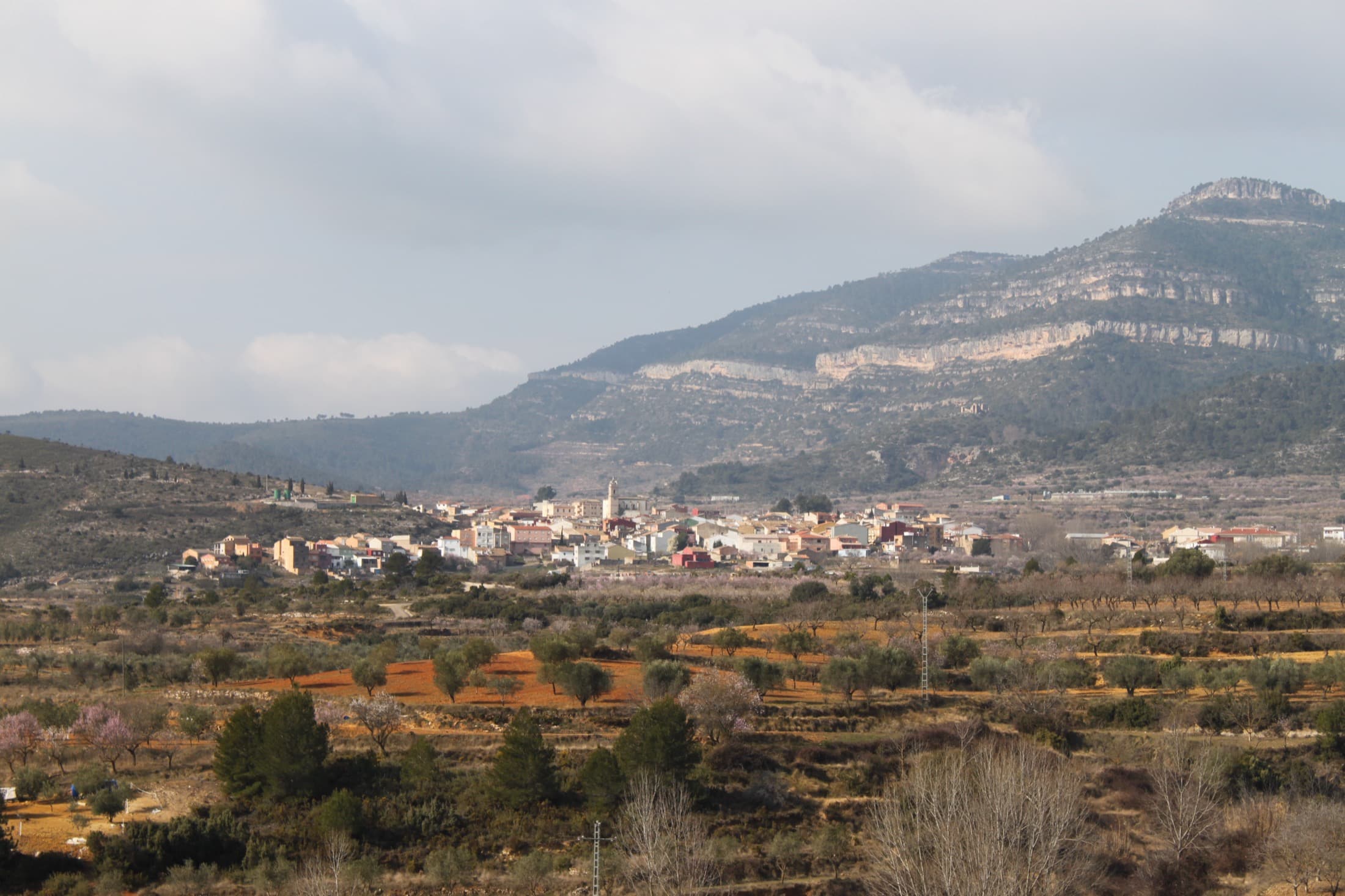 Vista del pueblo de Chera